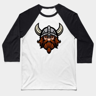 Cartoon viking warrior Baseball T-Shirt